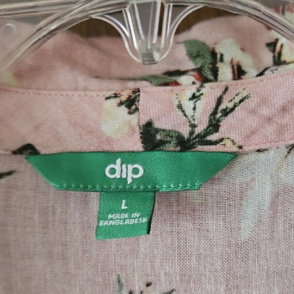 Dip Pink Floral Button-Down Shirt - Picture 2 of 3